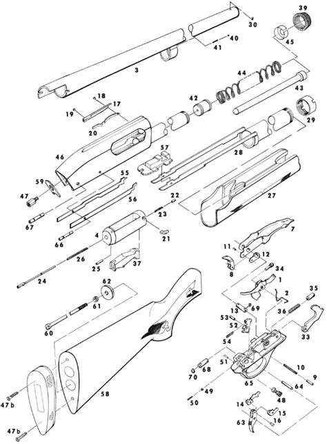 remington 870 wingmaster parts diagram